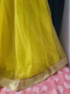 Elegant Yellow Ethnic Gown