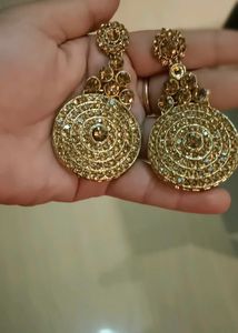 Luxury Golden Earrings.