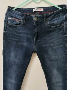Combo Of Tommy Hilfiger Jeans And Knitted Top