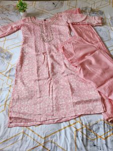 Pink Kurti Set
