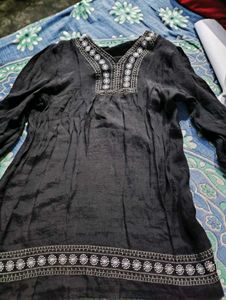 Elegant Black Kurta