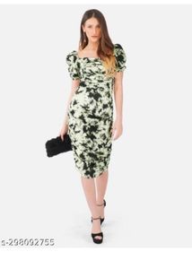 Chic Printed Bodycon Dress