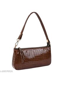 Crocodile Embossed Handbag