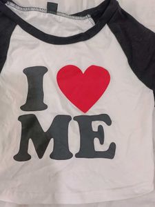 I Heart Me baby tee