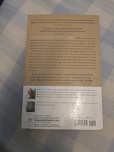 Novel For The Love Of Physics BY Walter Lewin
