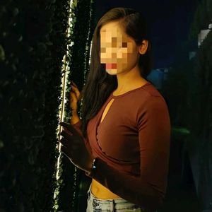 Stylish Brown Crop Top