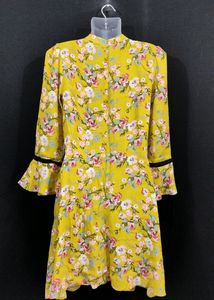 Women Lemon Green Dress|| Length 37|