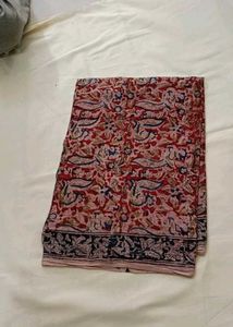Kalamkari Handblock Natural Dyed Dupatta (New)