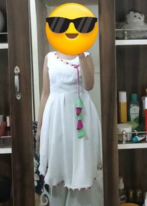 white suit with sharara