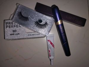 Swiss Beauty Mascara With FREE Eyelashes And Glue