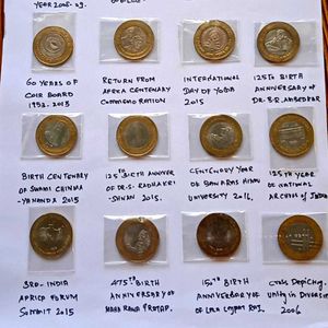 Sixteen 10 R Commemorative Coins Set