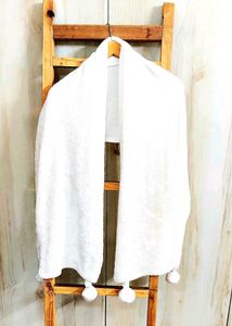 Full Size Stole White Colour