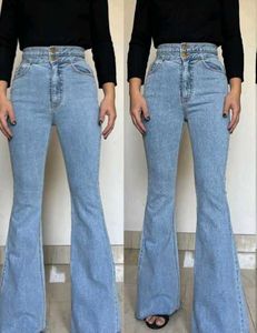 High Waist Jeans 2 Button