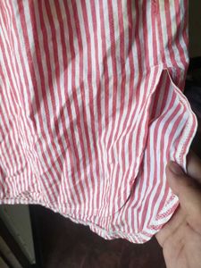 Striped Button-Down Shirt
