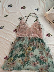 Purple Lace Nightgown