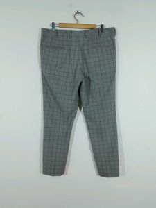 Grey Checks Formal Trouser Men