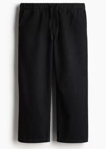 HNM New Black Denim Pants With Tag