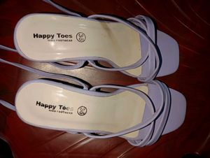 Lilac Strappy Heels - Size 36
