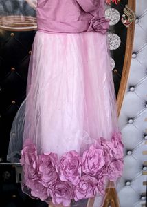 Cute party or birthday wear Girls Dres