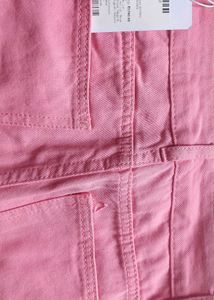 Pink Flared Jeans