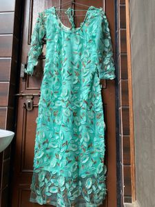 Beautiful Flowers Embroidery Kurta Set