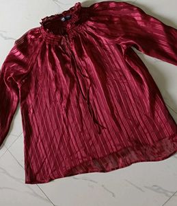 Marks &amp; SpencerSolid Blouse with Tie-Up