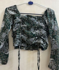 A Beautiful Floral Crop Top