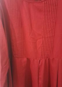Ajio Meroon Dress