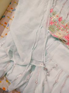 Premium Lehanga Choli With Top Jacket And Dupatta