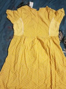 Girls Yellow Top and Pant Set