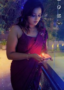 Elegant Purple Saree