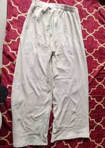 Wide Leg Beige Pants