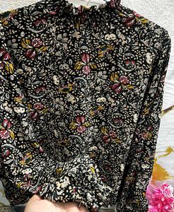 Floral Print Long Sleeve Top