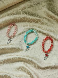 Beads Brecelt With Stone Charm