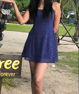 Blue mini Dress
