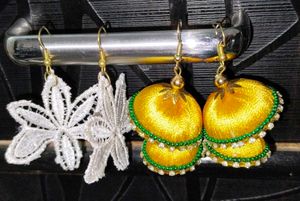 Combo - 2 Pairs Of Pretty Earrings