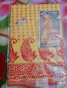 beautiful cotton saree set of 2