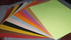 Aesthetic light🌈 A4 Sheet Color Papers (Set 11)