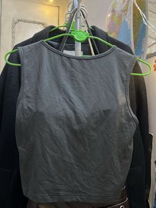 Smiley Face Graphic Crop Top