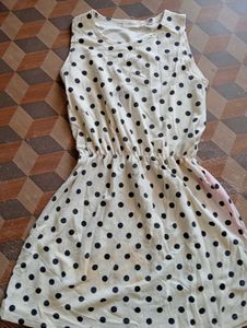 Polka Dot Sleeveless Dress