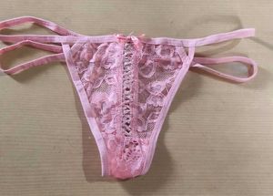 Pink Lace Thong