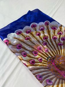Silk Peacock Scarf