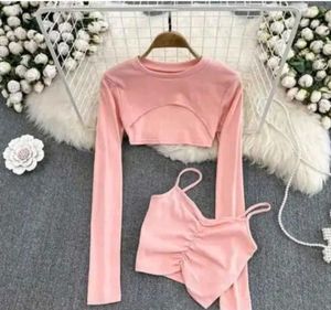 Bright Pink Top Set