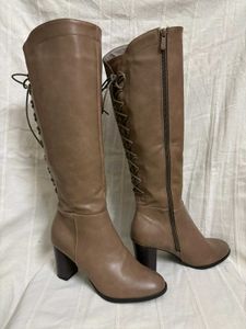 Tan Knee-High Boots