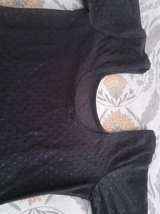 Elegant Black Blouse,stretchable