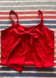 Red Crop Top