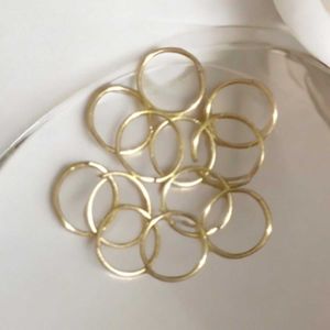 Colorful Twisted Nose Rings Of 12 Pcs