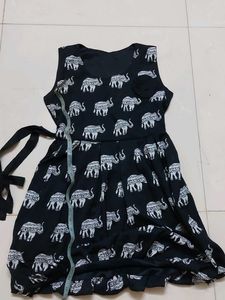 Elephant Print Dress
