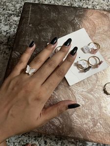 *new* Butterfly Rings *no Coins* Each 120 Rupees