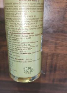Streax Hair Serum - Vitalized with Walnut Oil